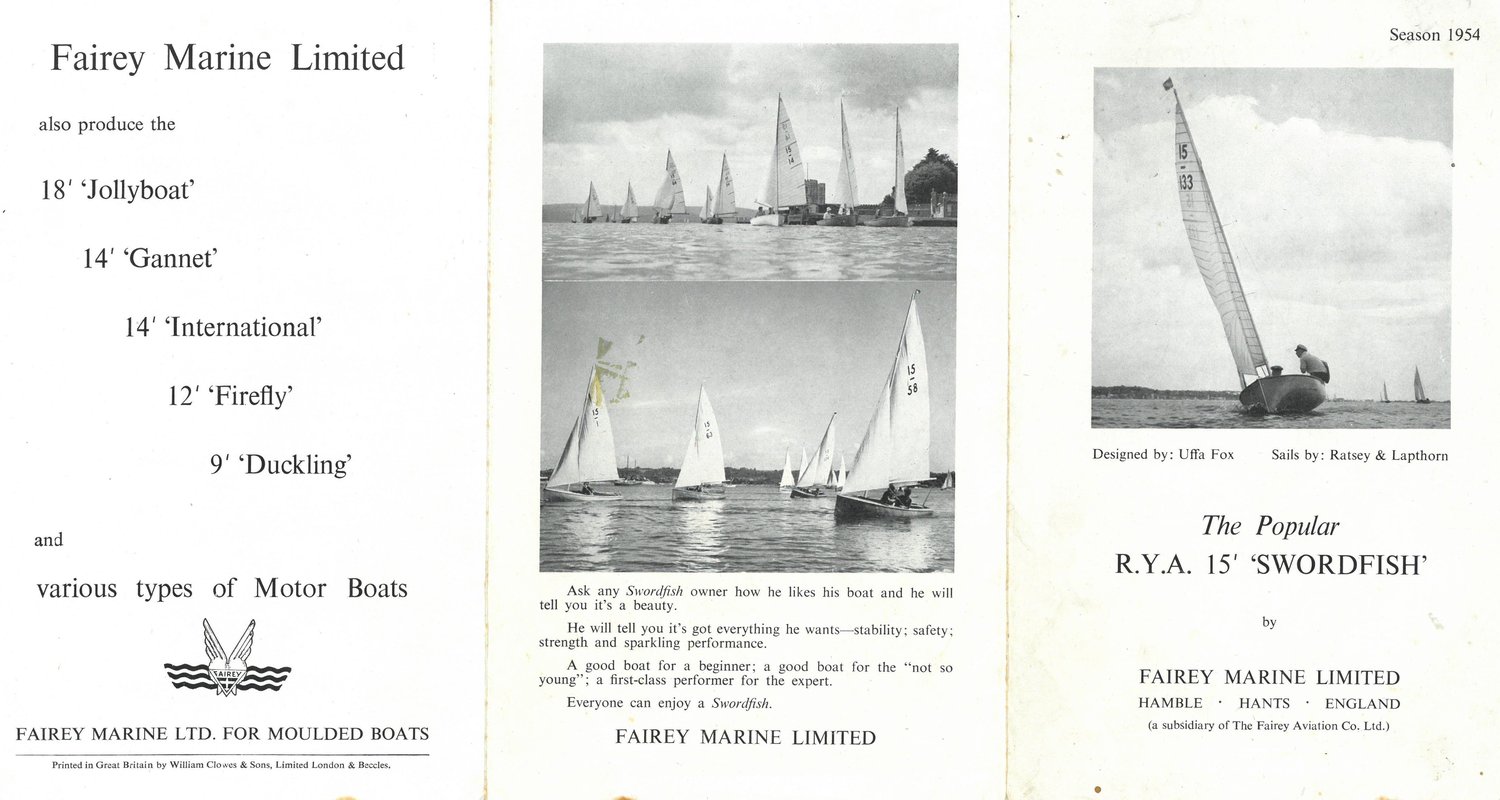 Fairey Marine Swordfish brochure Fairey Marine Swordfish brochure